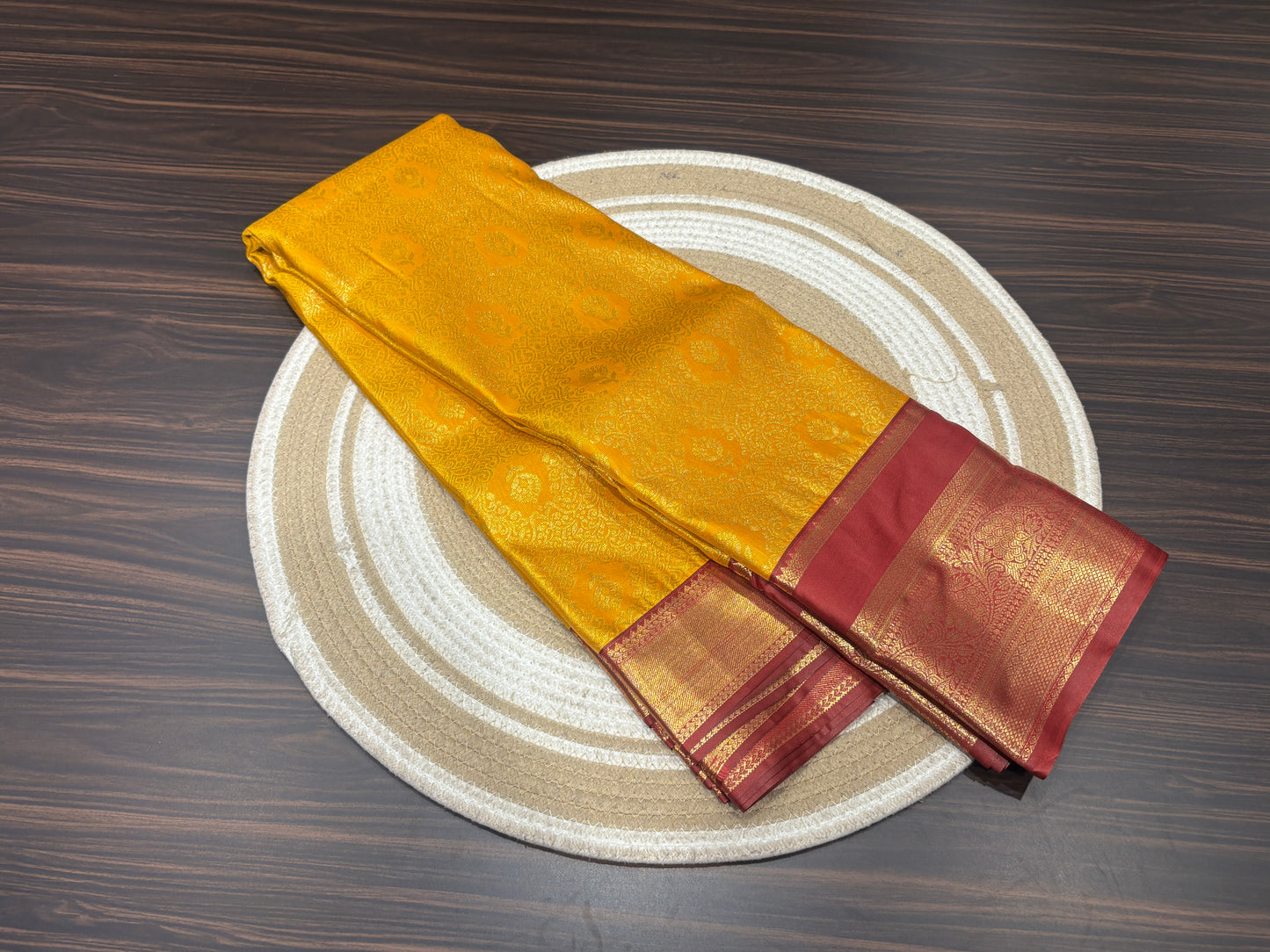 Semi Kanchipuram silk