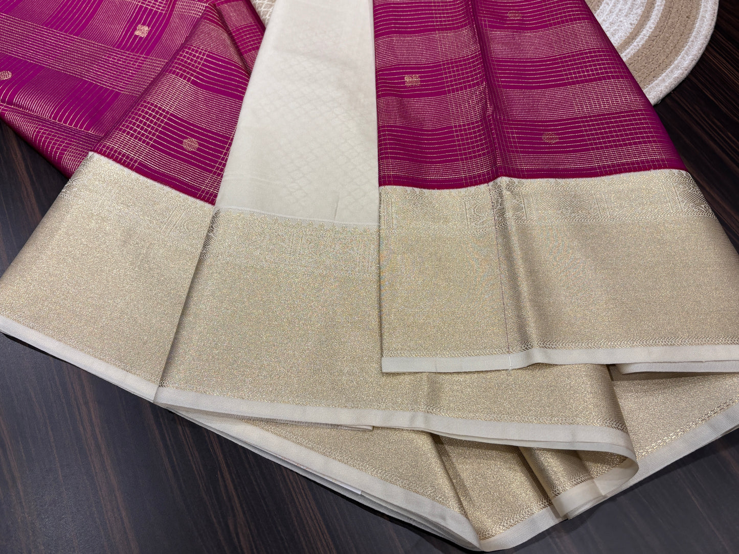 Semi Kanchipuram silk