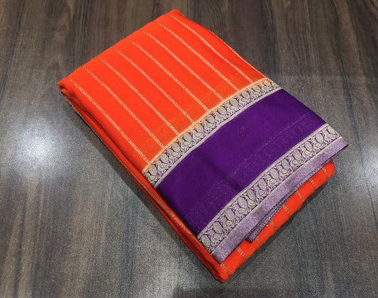 Semi Mysore Crape Silk