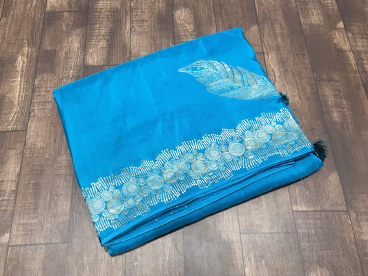 Satin Crape Saree
