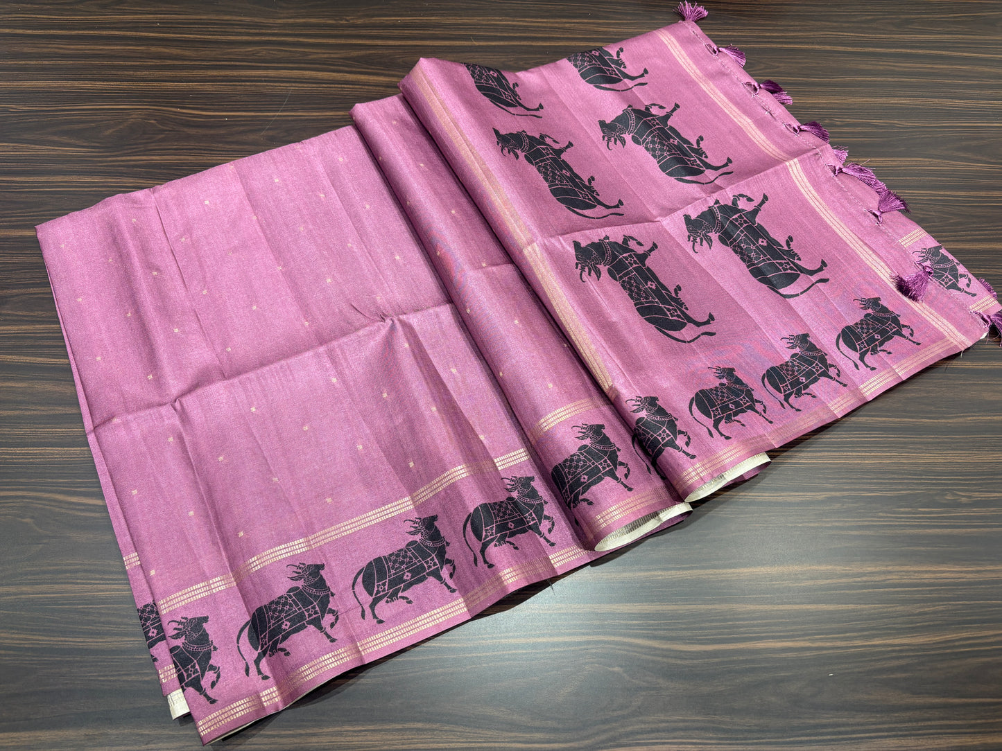 Soft tussar saree