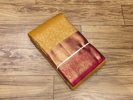 Semi Kanchipuram brocade