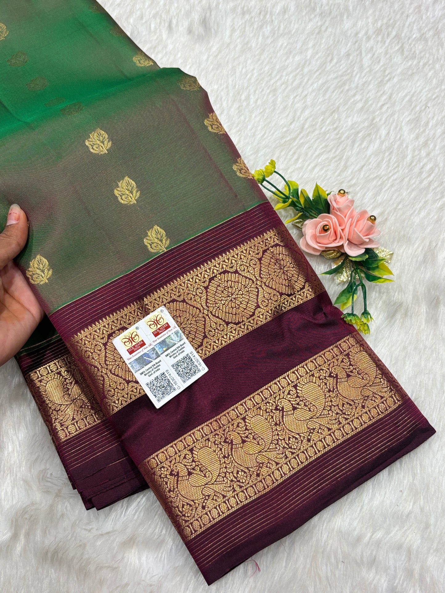 Pure Kanchipuram silk