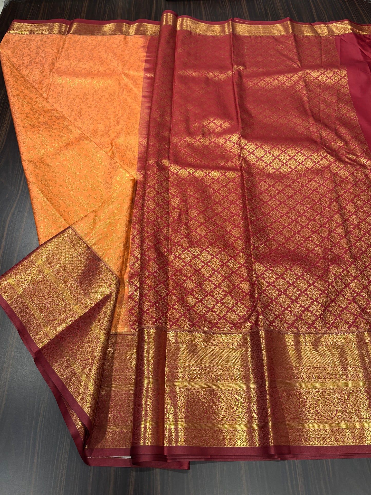 Semi Kanchipuram silk