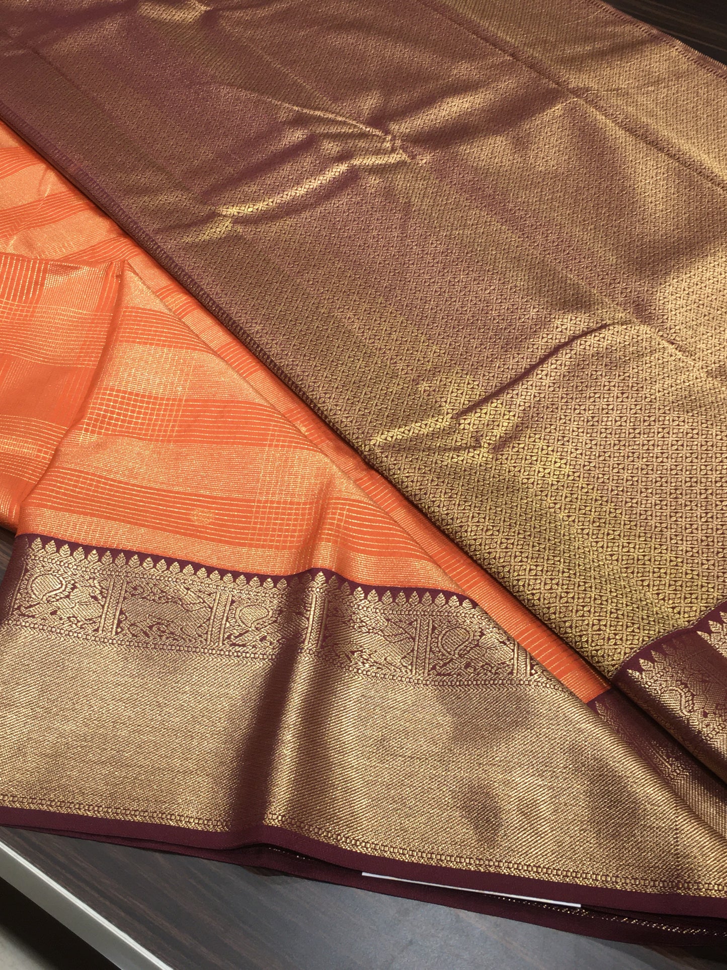Semi Kanchipuram silk
