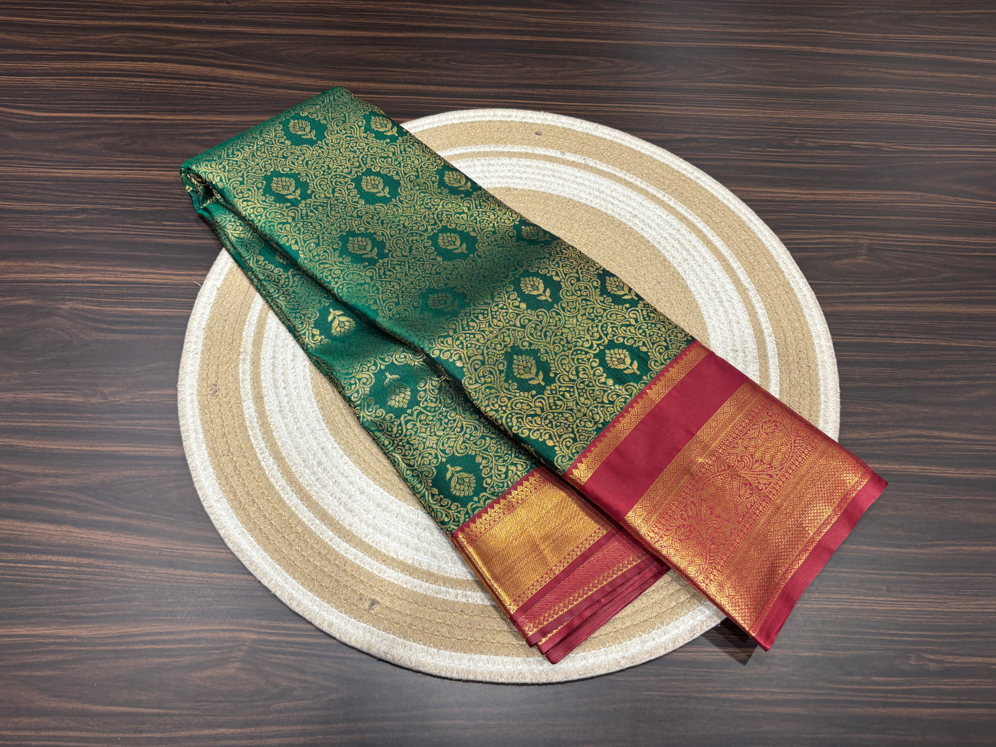 Semi Kanchipuram silk