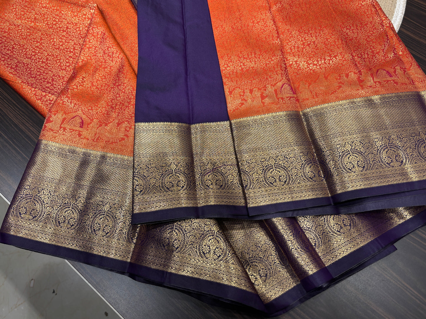 Semi Kanchipuram silk