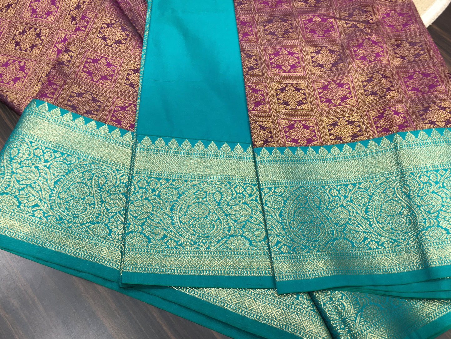 Semi Kanchipuram silk