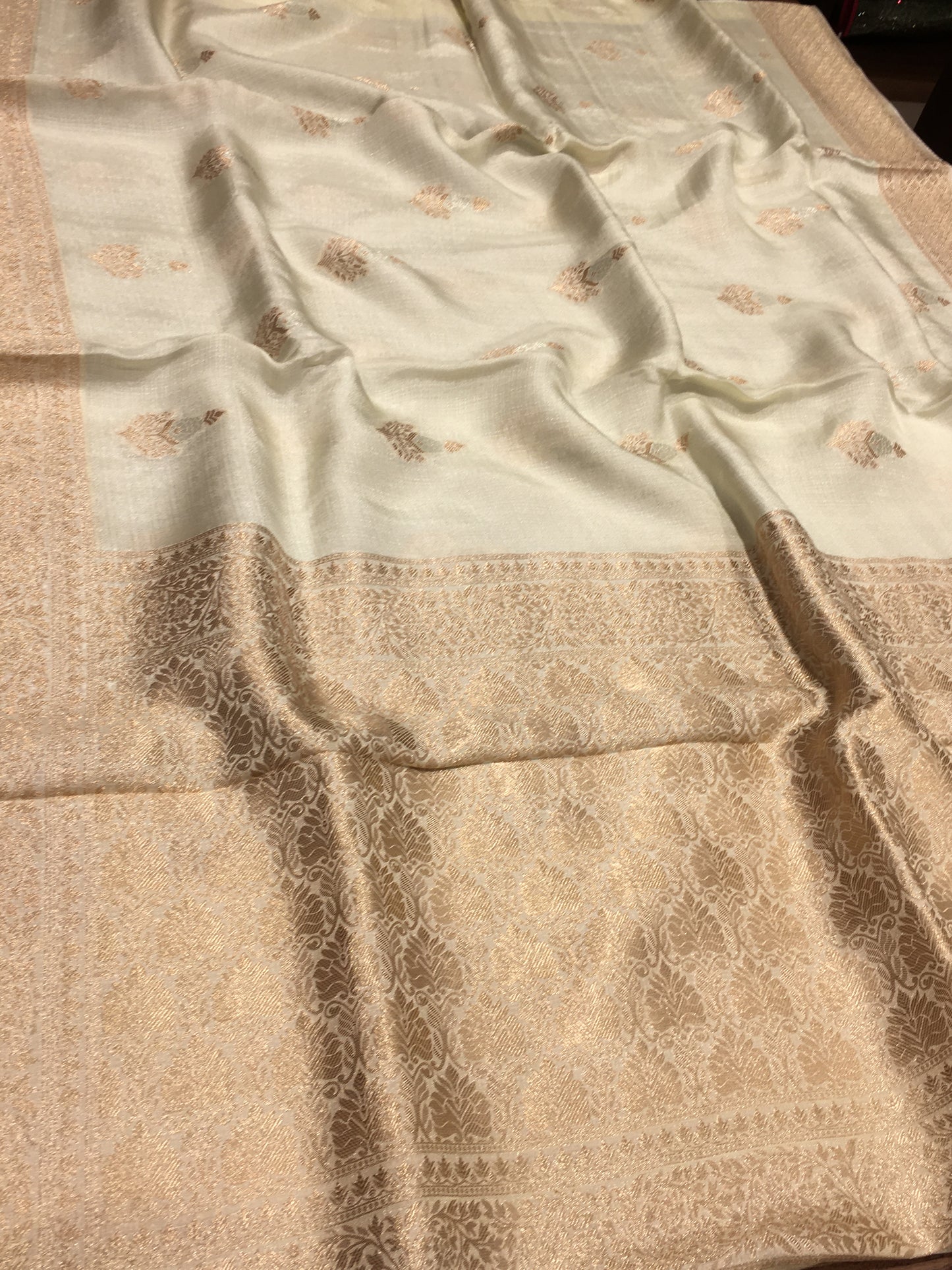 Russian crape saree