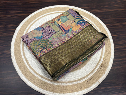 PLUMERIA SILK SAREE