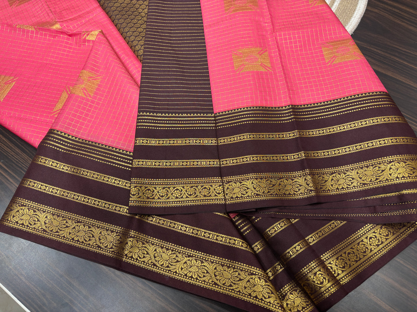 Semi Kanchipuram silk