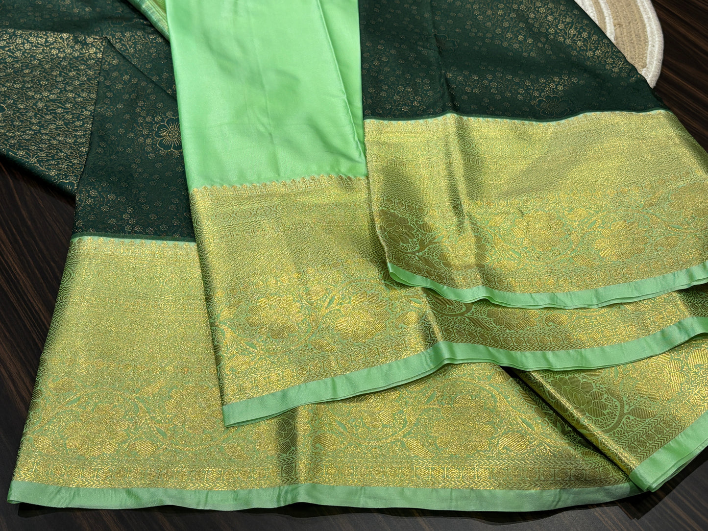 Semi Kanchipuram silk