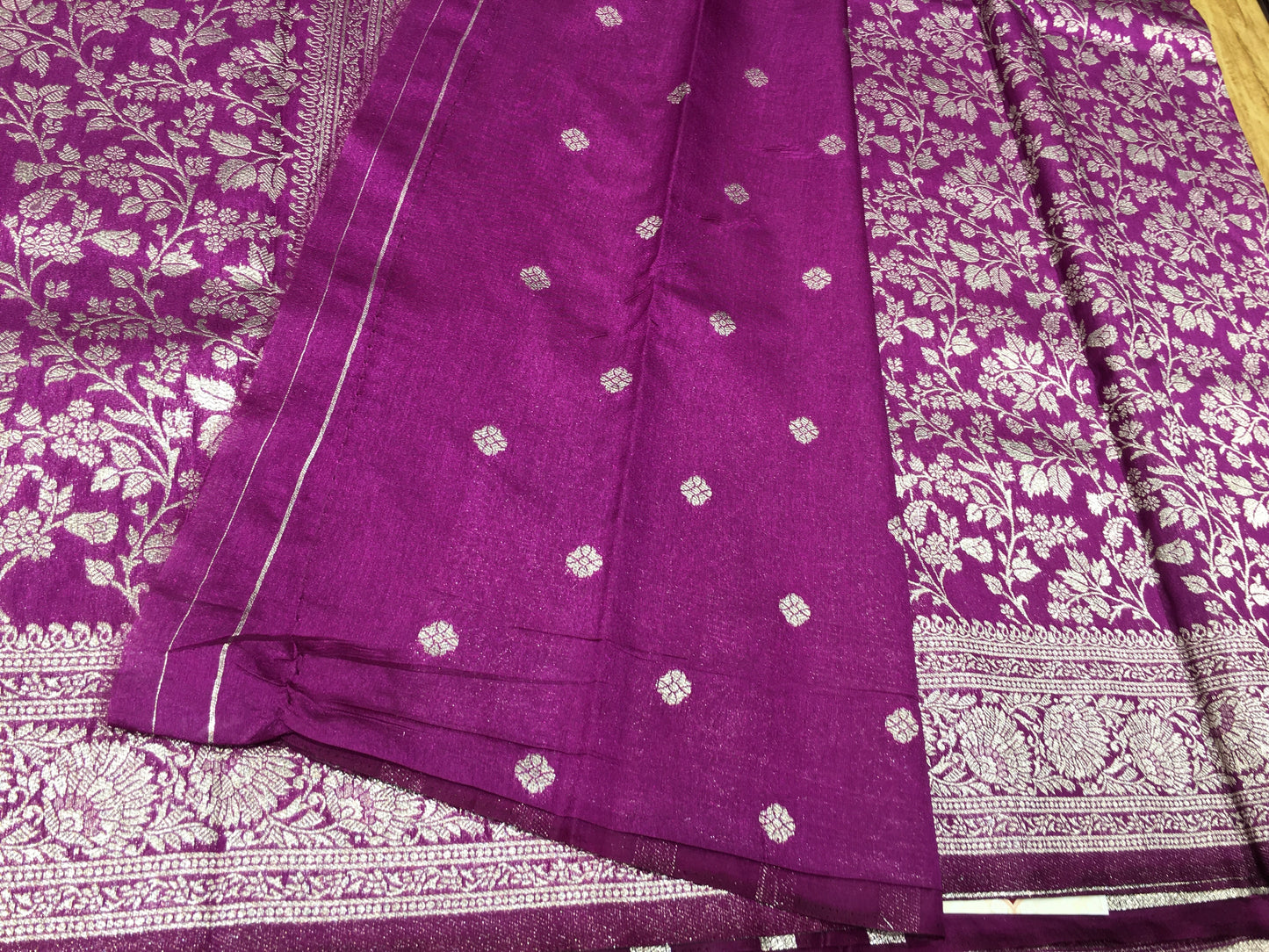 Semi brocade banaras