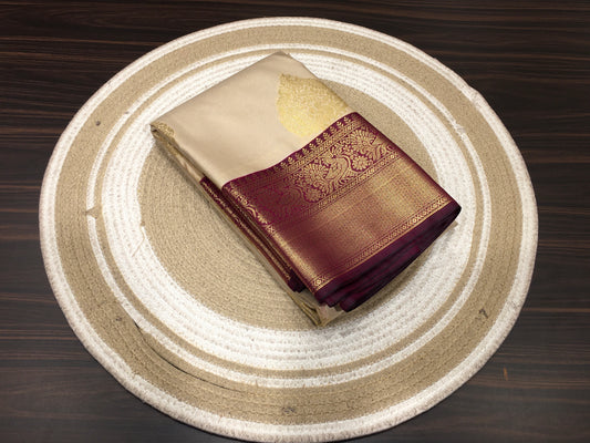 Semi Kanchipuram silk