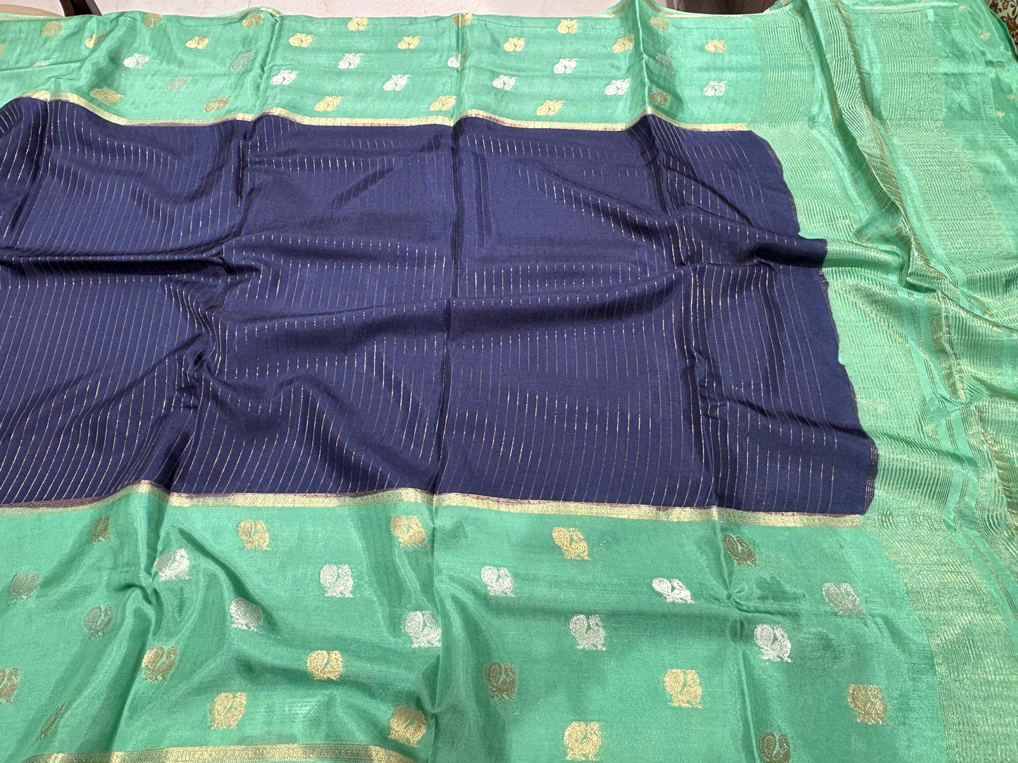 Semi Mysore crape saree