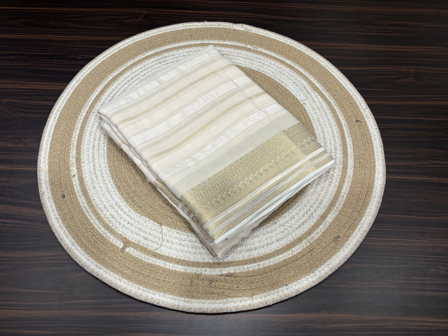 Mysore crape saree