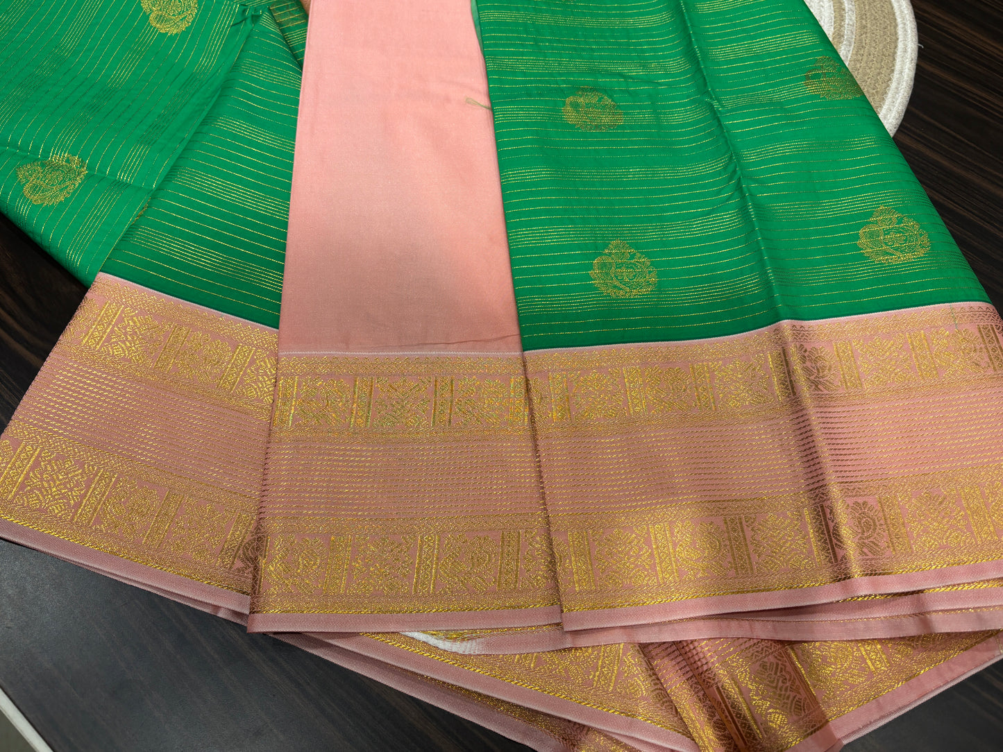 Semi Kanchipuram silk
