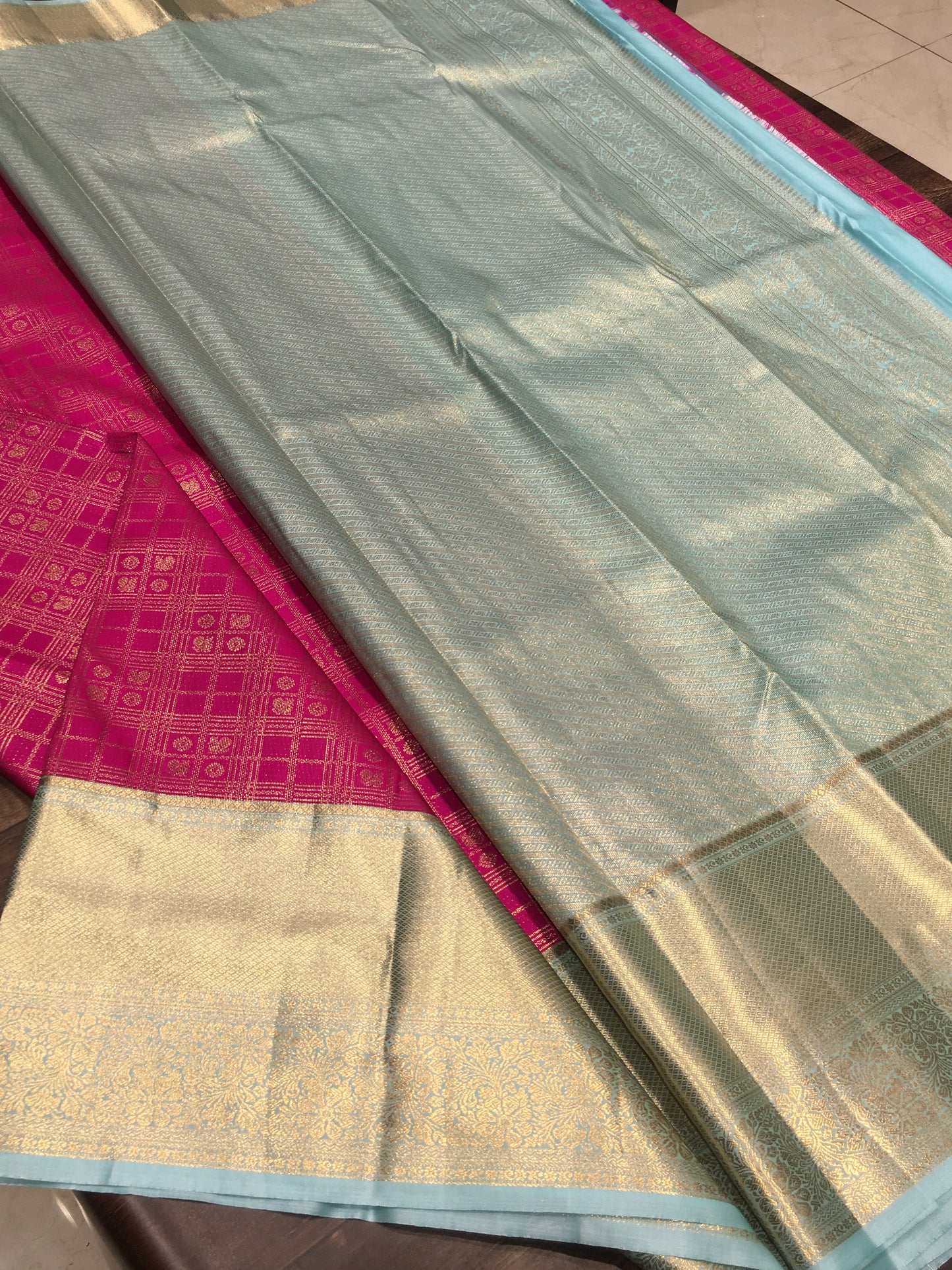 Semi Kanchipuram silk
