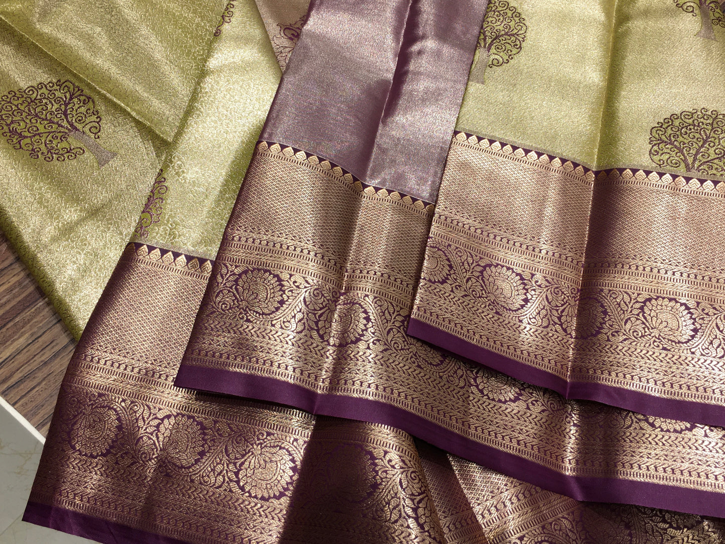 Semi kanchipuram tissue