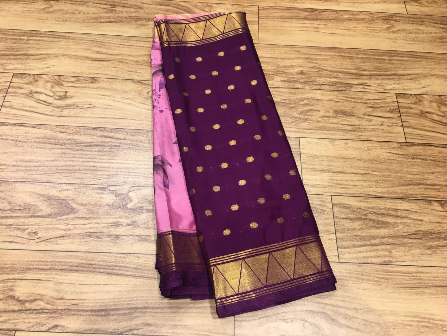 Semi Mysore Crape Silk