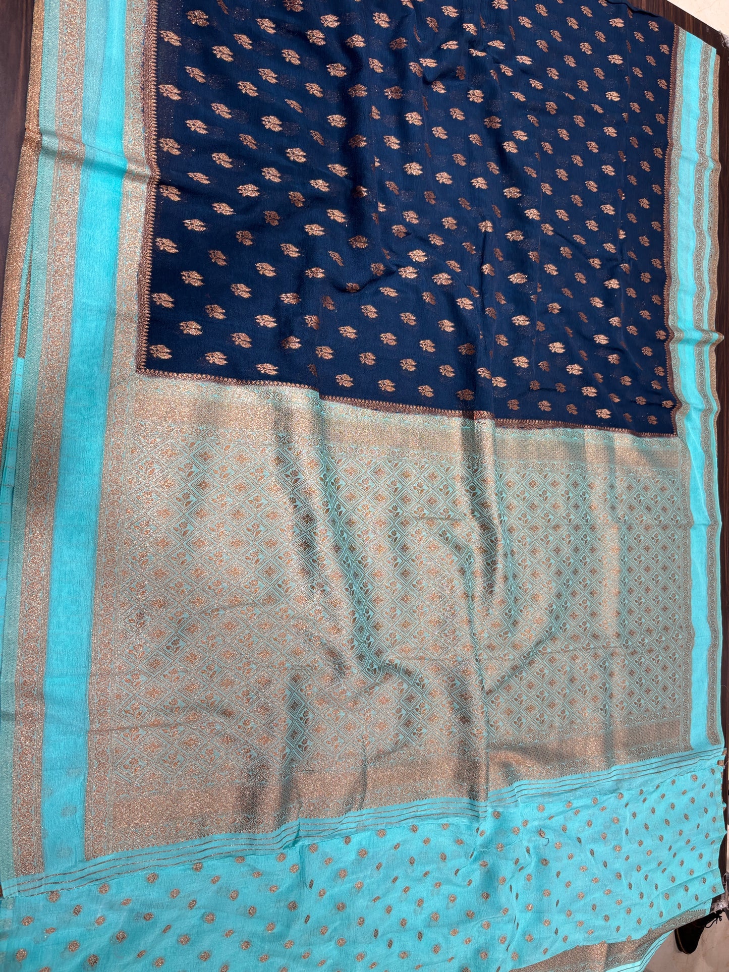 Chiffon georgette saree