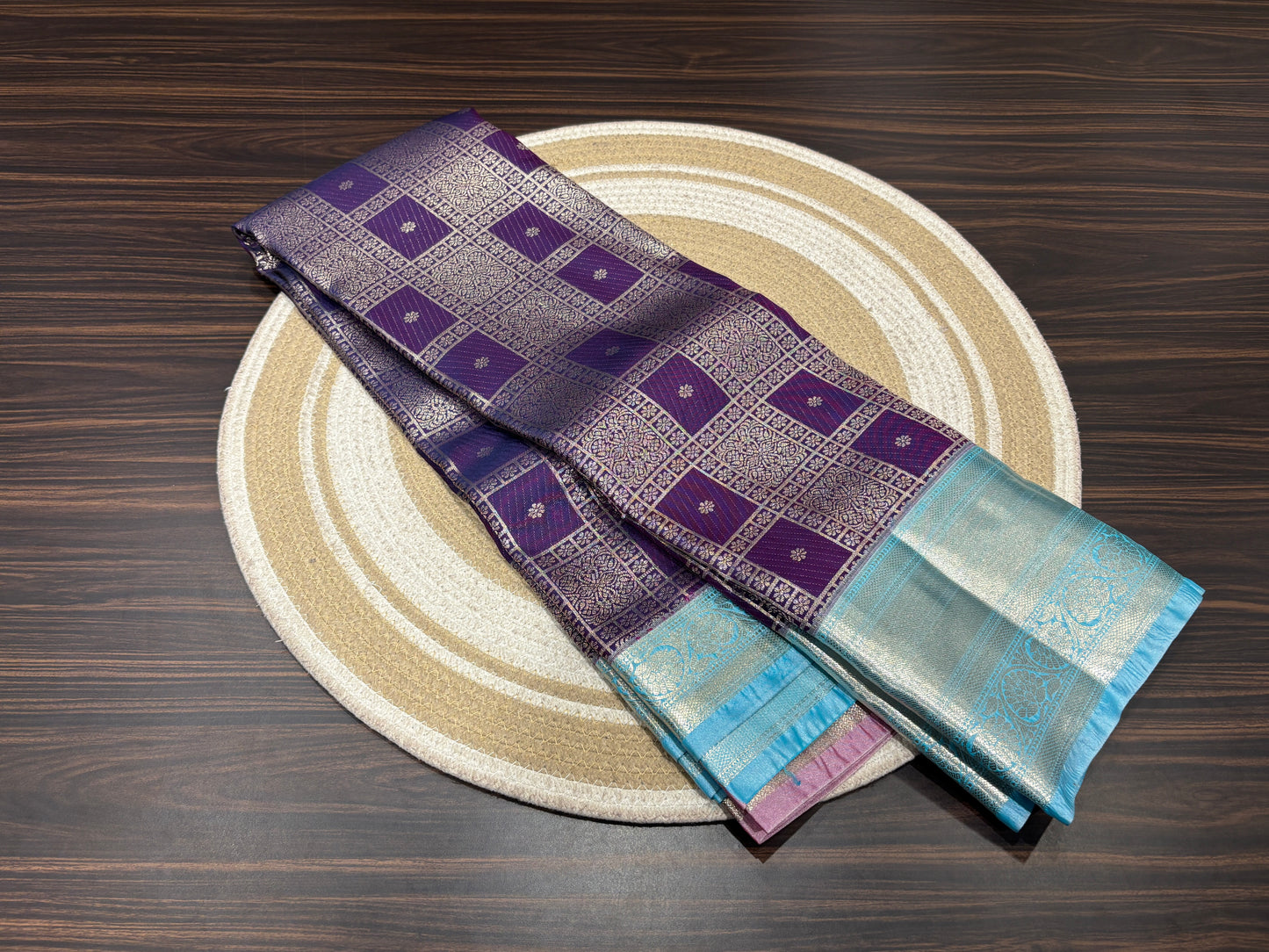 Semi Kanchipuram silk