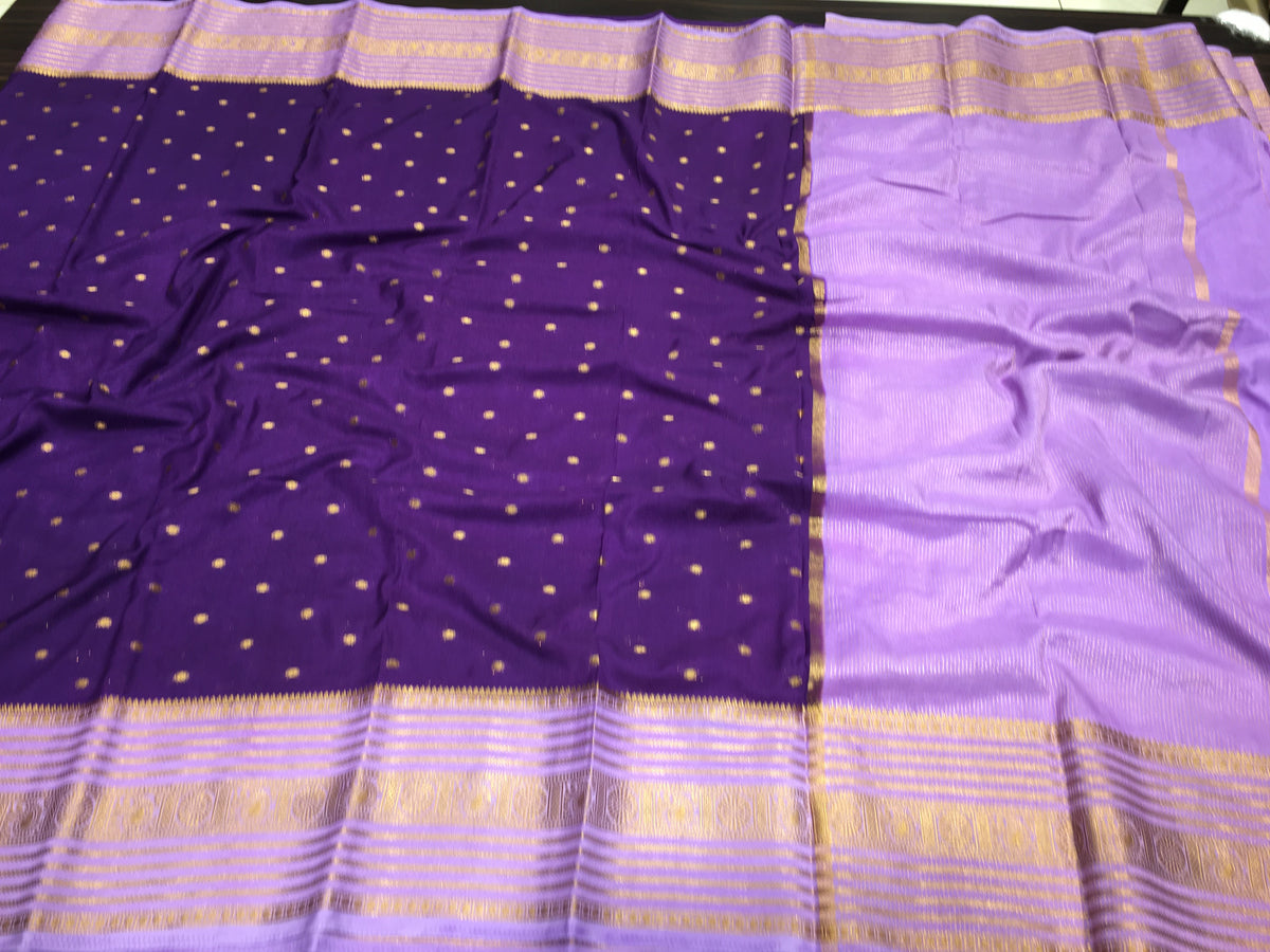 Semi Mysore Crape Silk