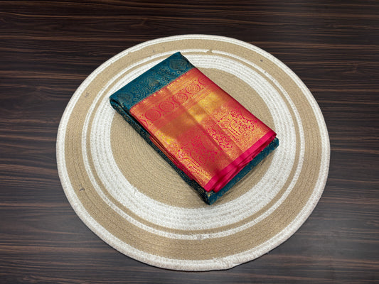 Semi Kanchipuram silk