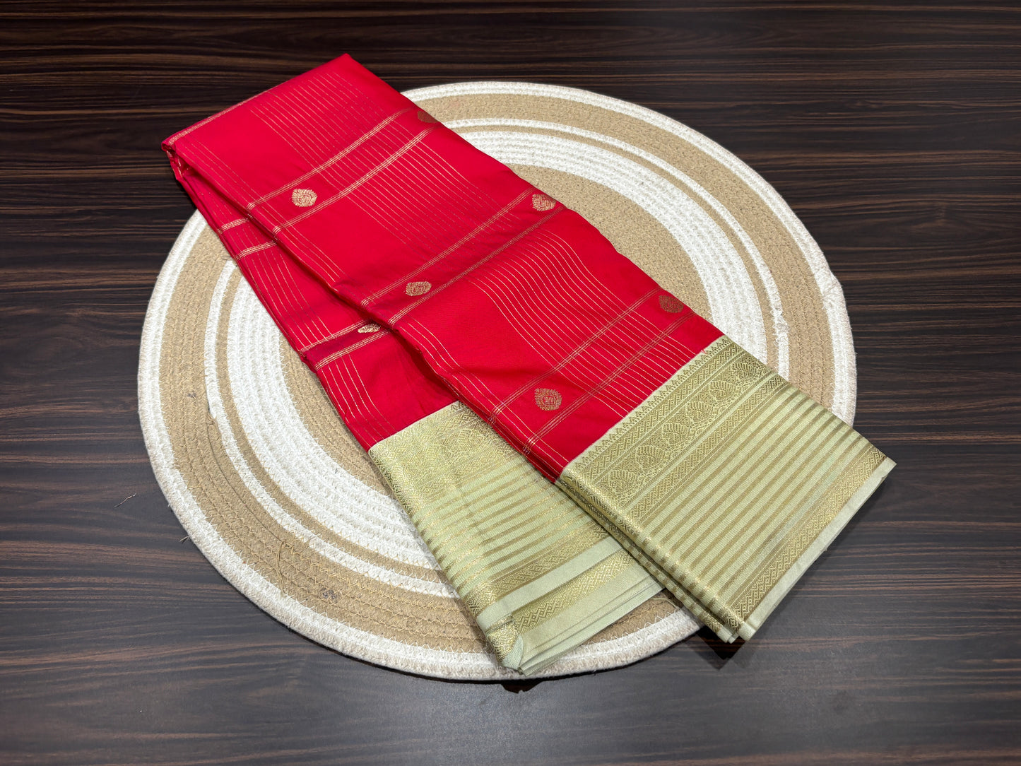 Semi Kanchipuram silk