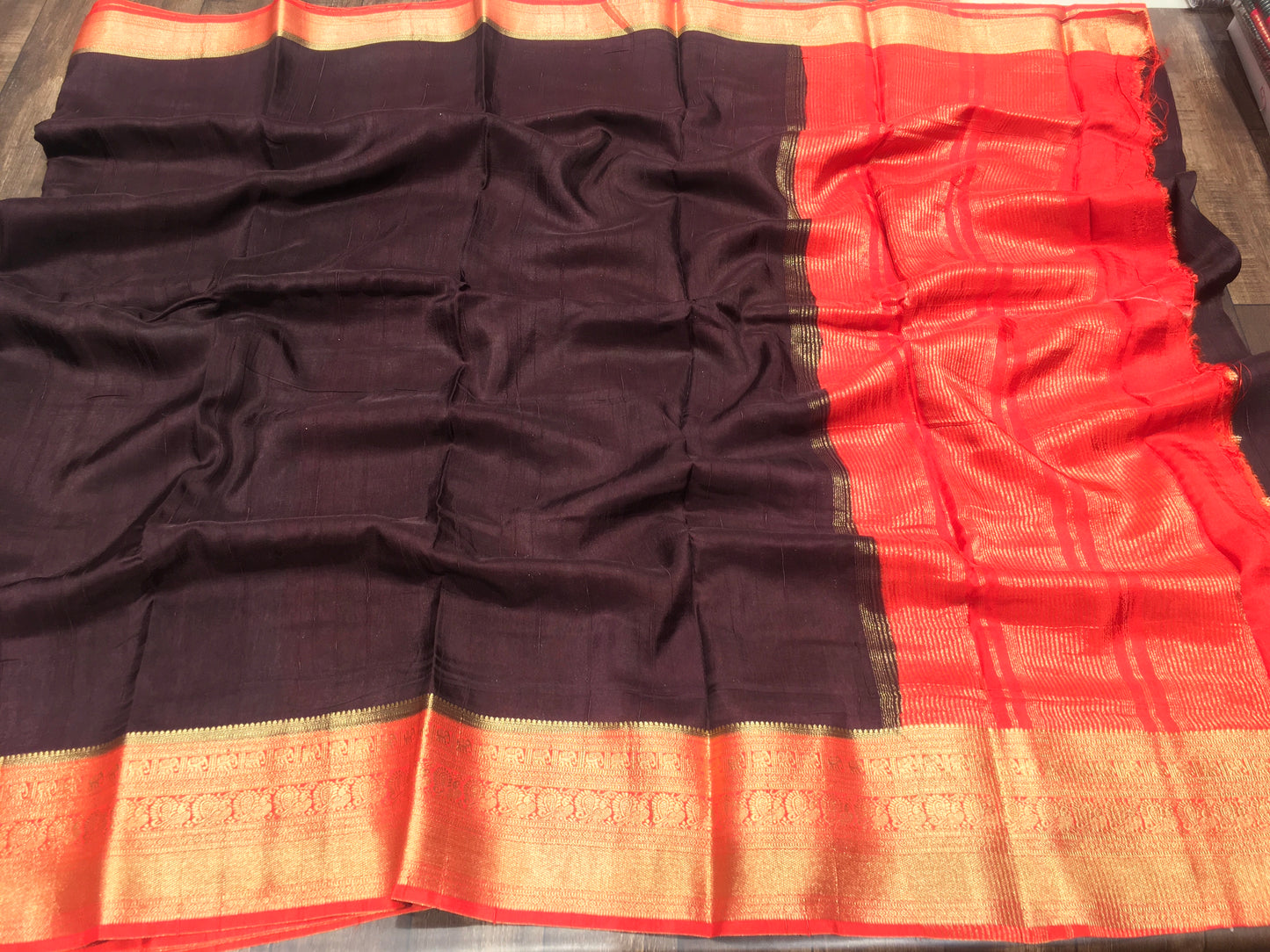 Soft tussar saree