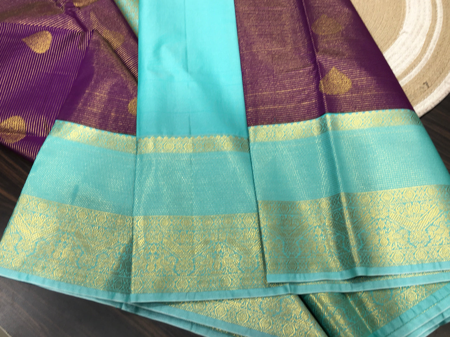 Semi Kanchipuram silk