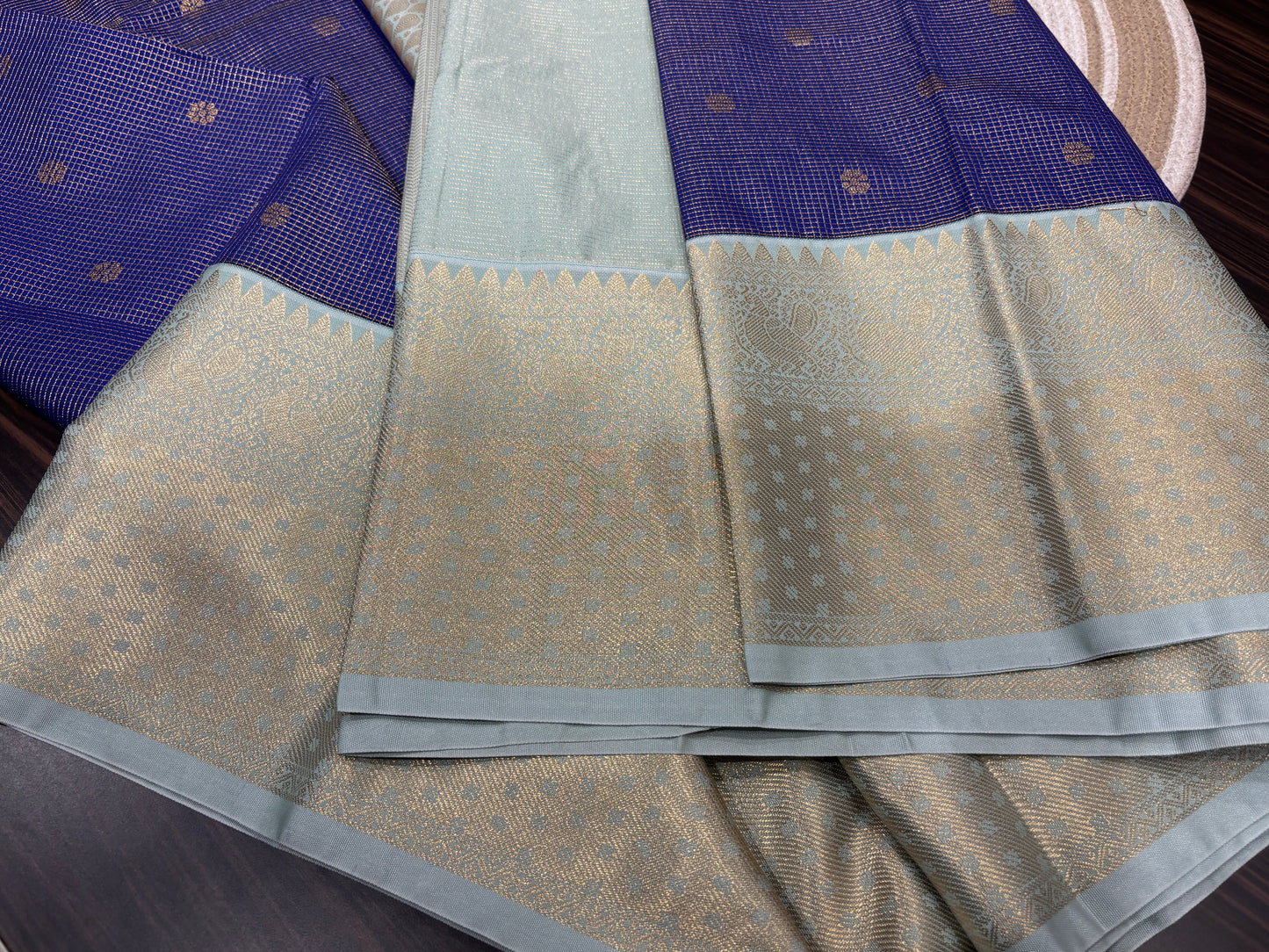 Semi Kanchipuram silk