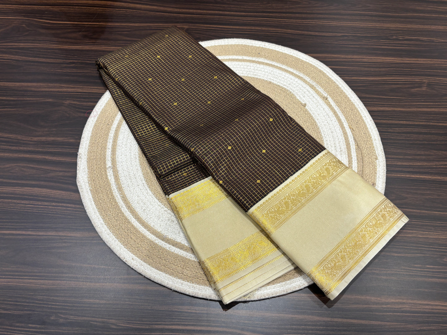 Semi Kanchipuram silk