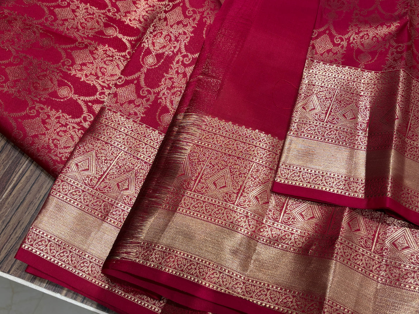 Pure Kanchipuram Brocade Silk