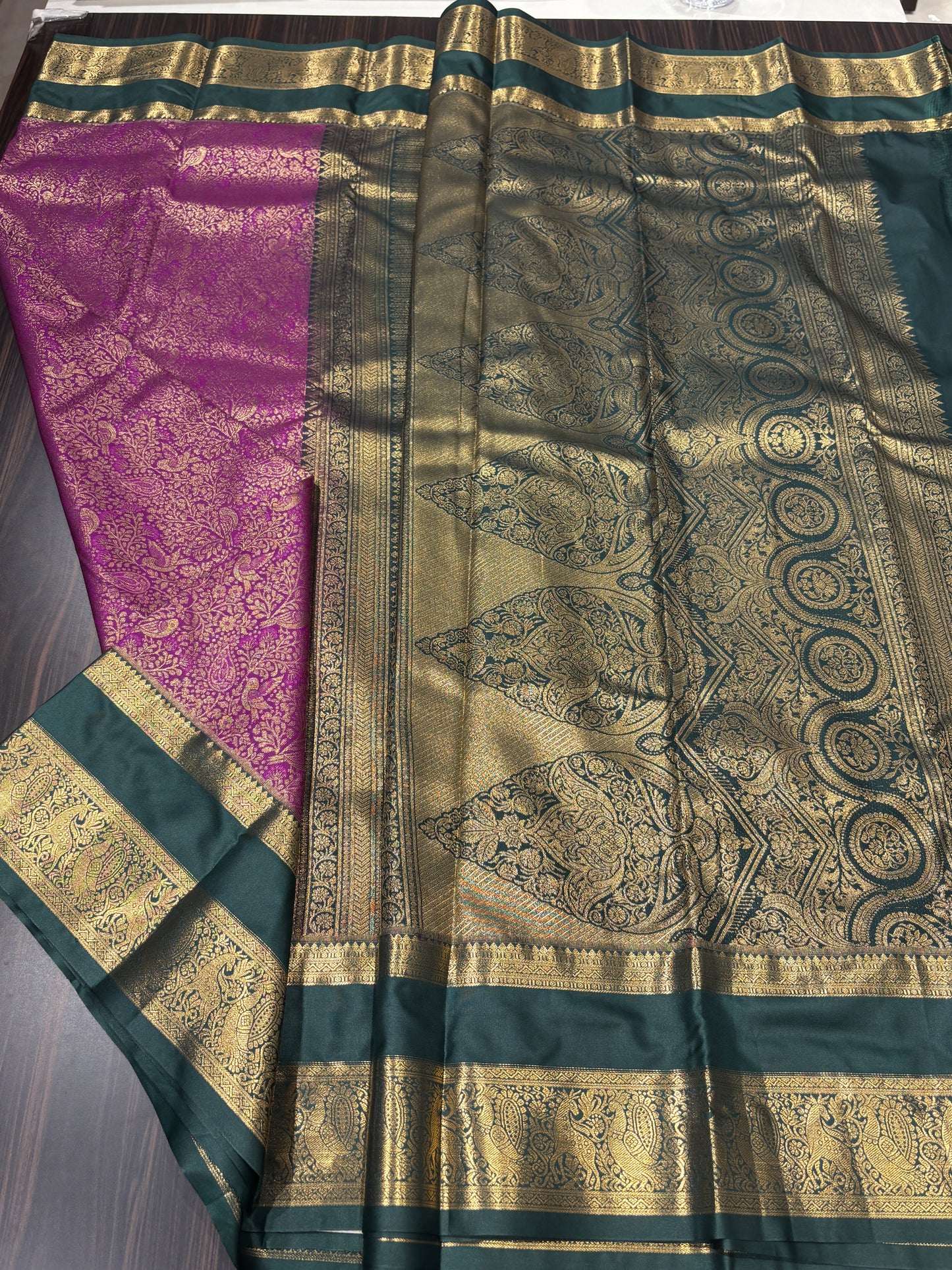 Semi Kanchipuram silk
