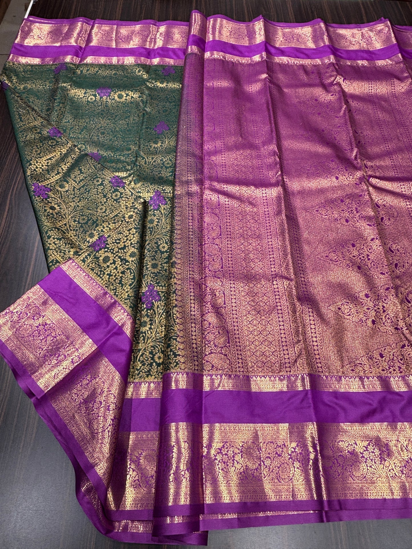 Semi Kanchipuram silk