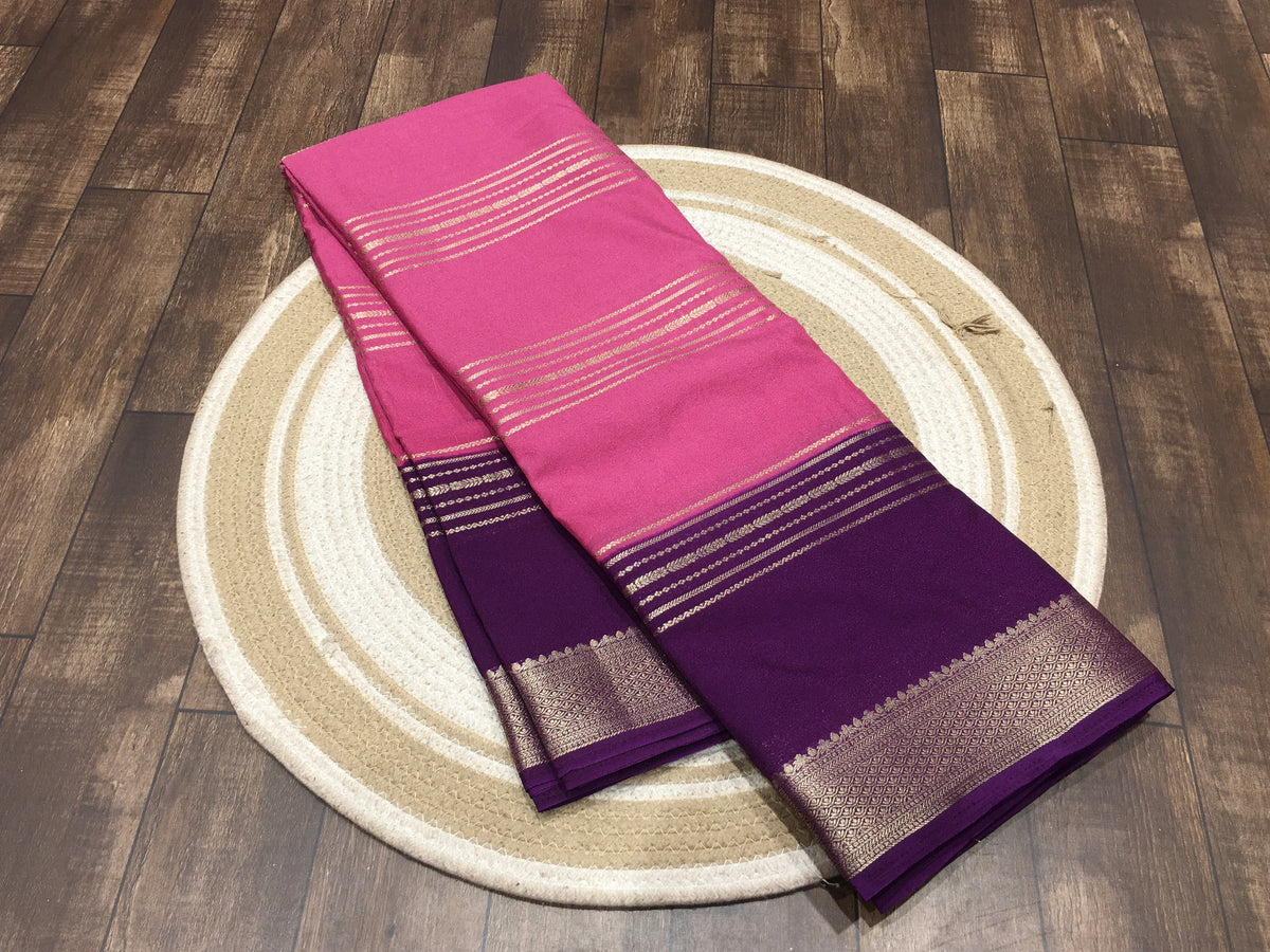 Semi Mysore Crape Silk