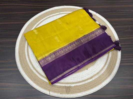Satin crape saree