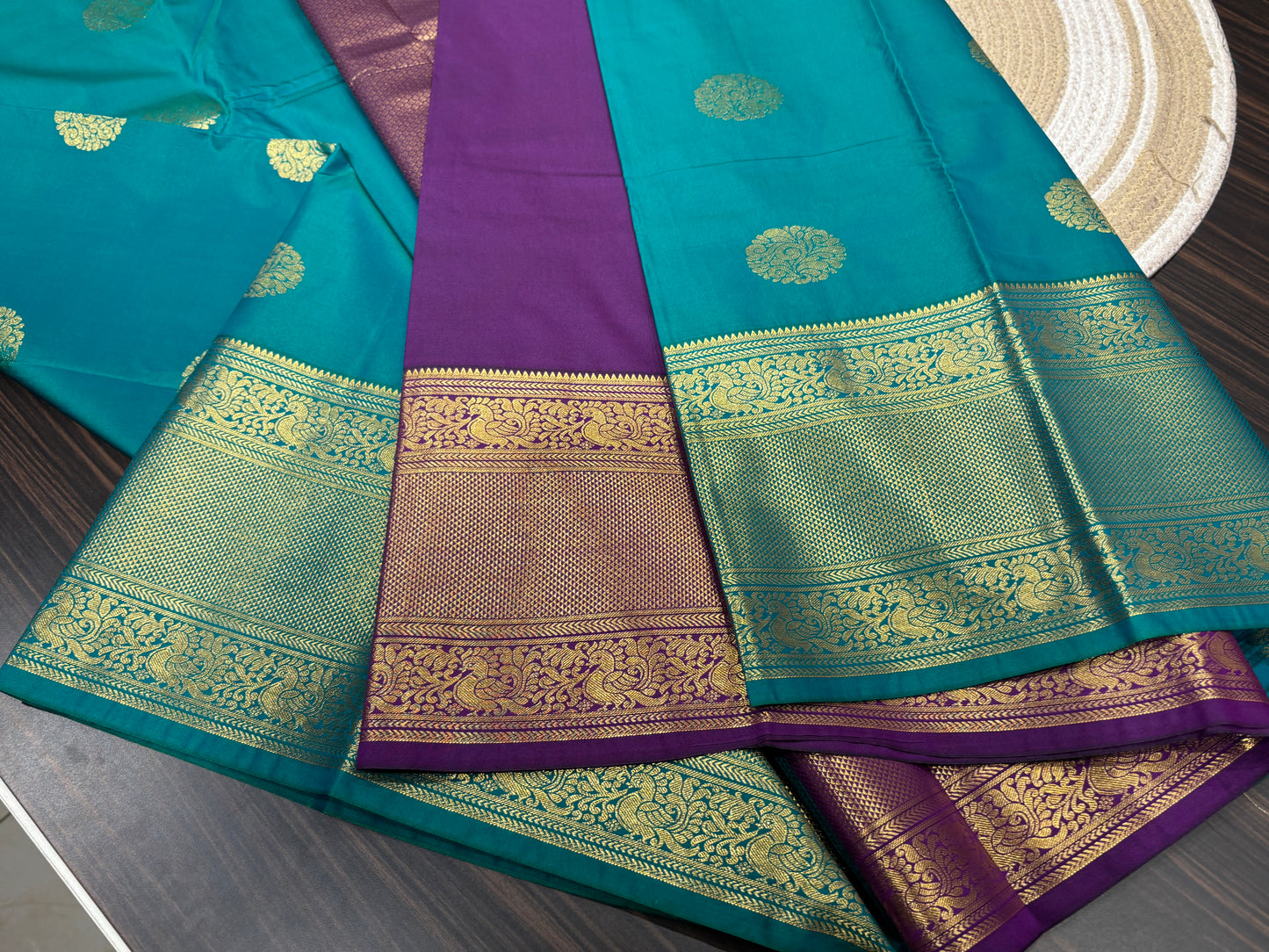 Semi Kanchipuram silk
