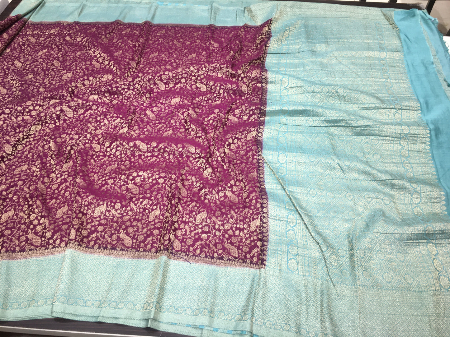 Chiffon georgette saree