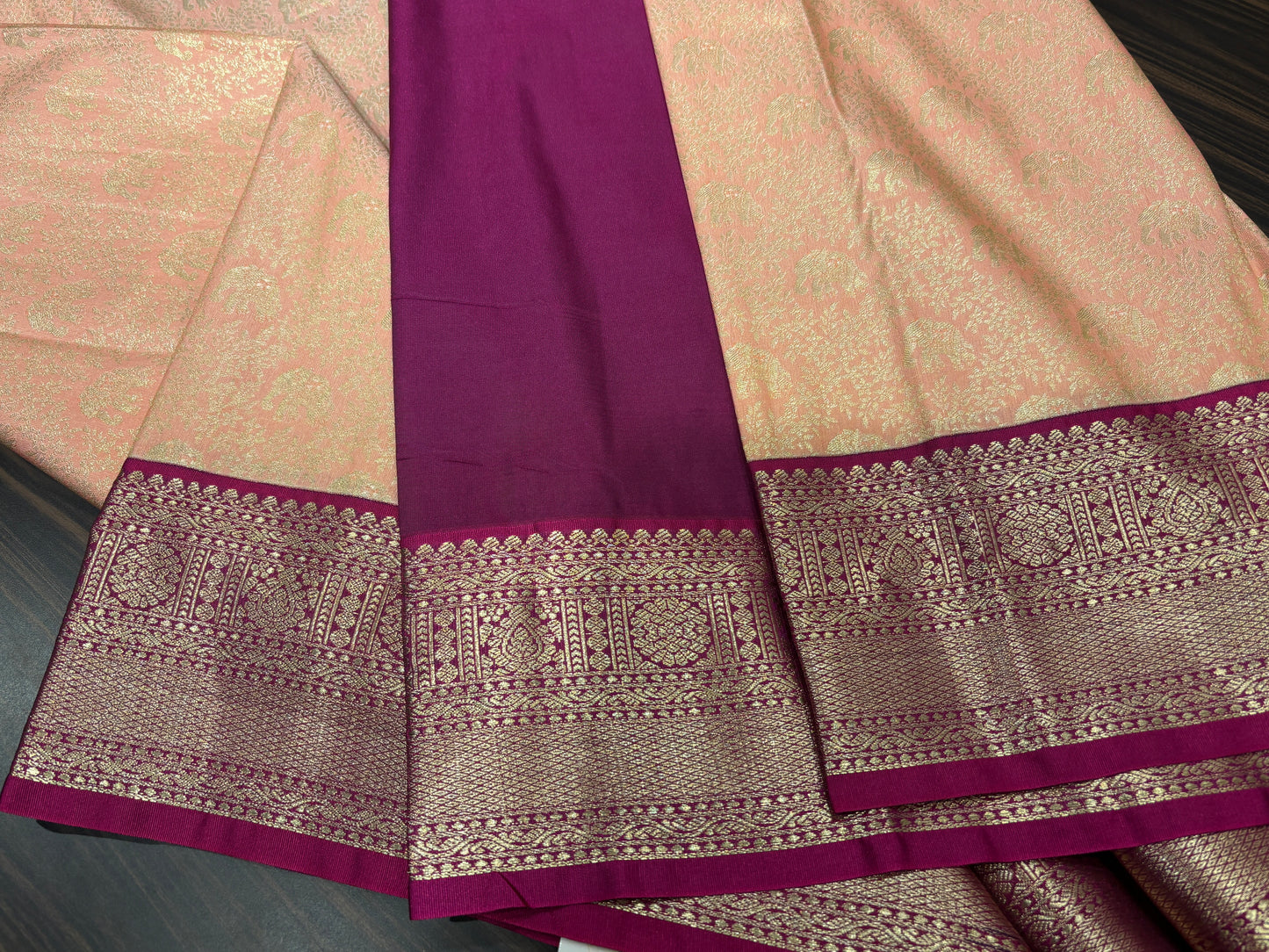 Semi Kanchipuram silk