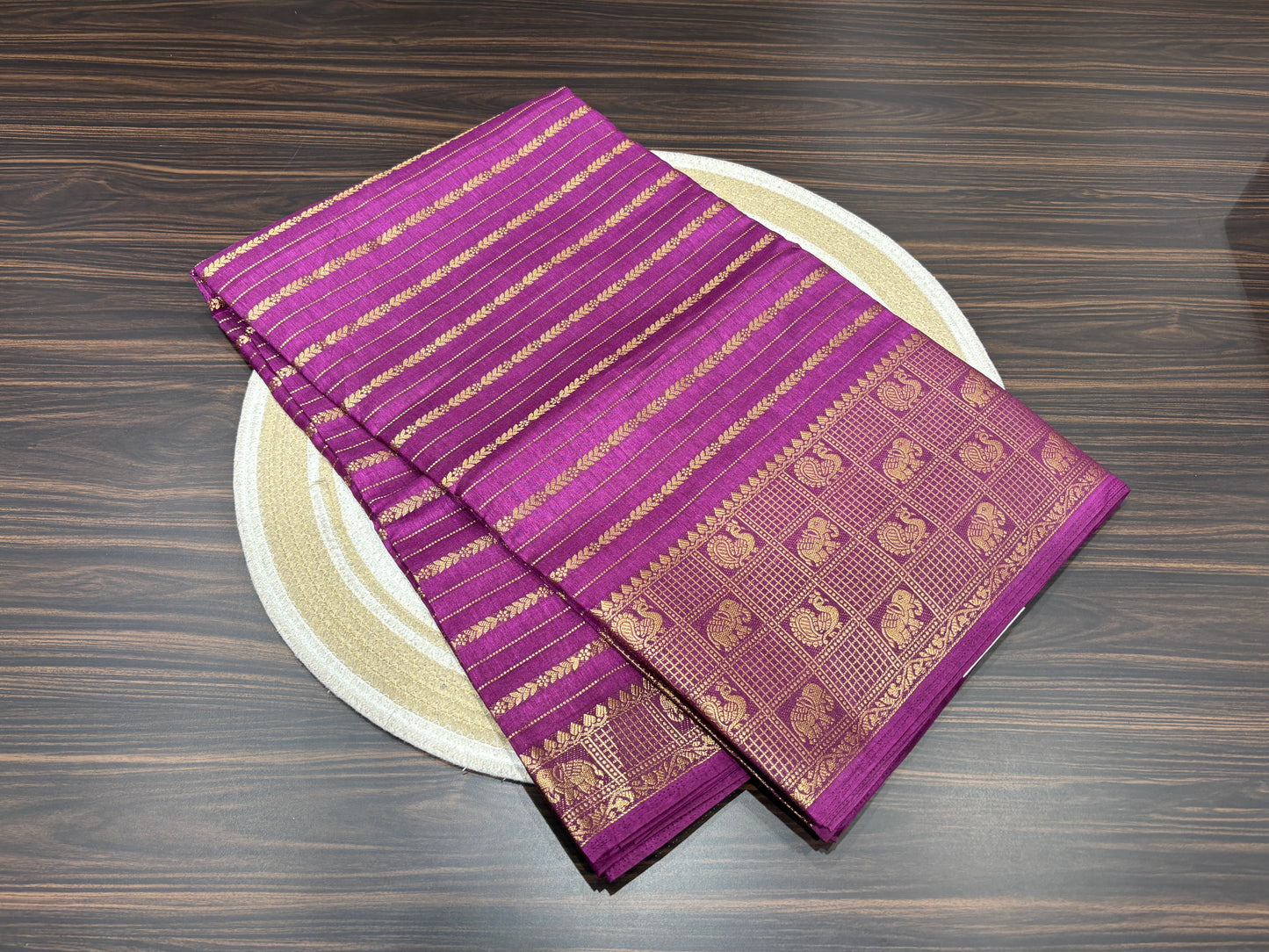 Mulberry silk saree