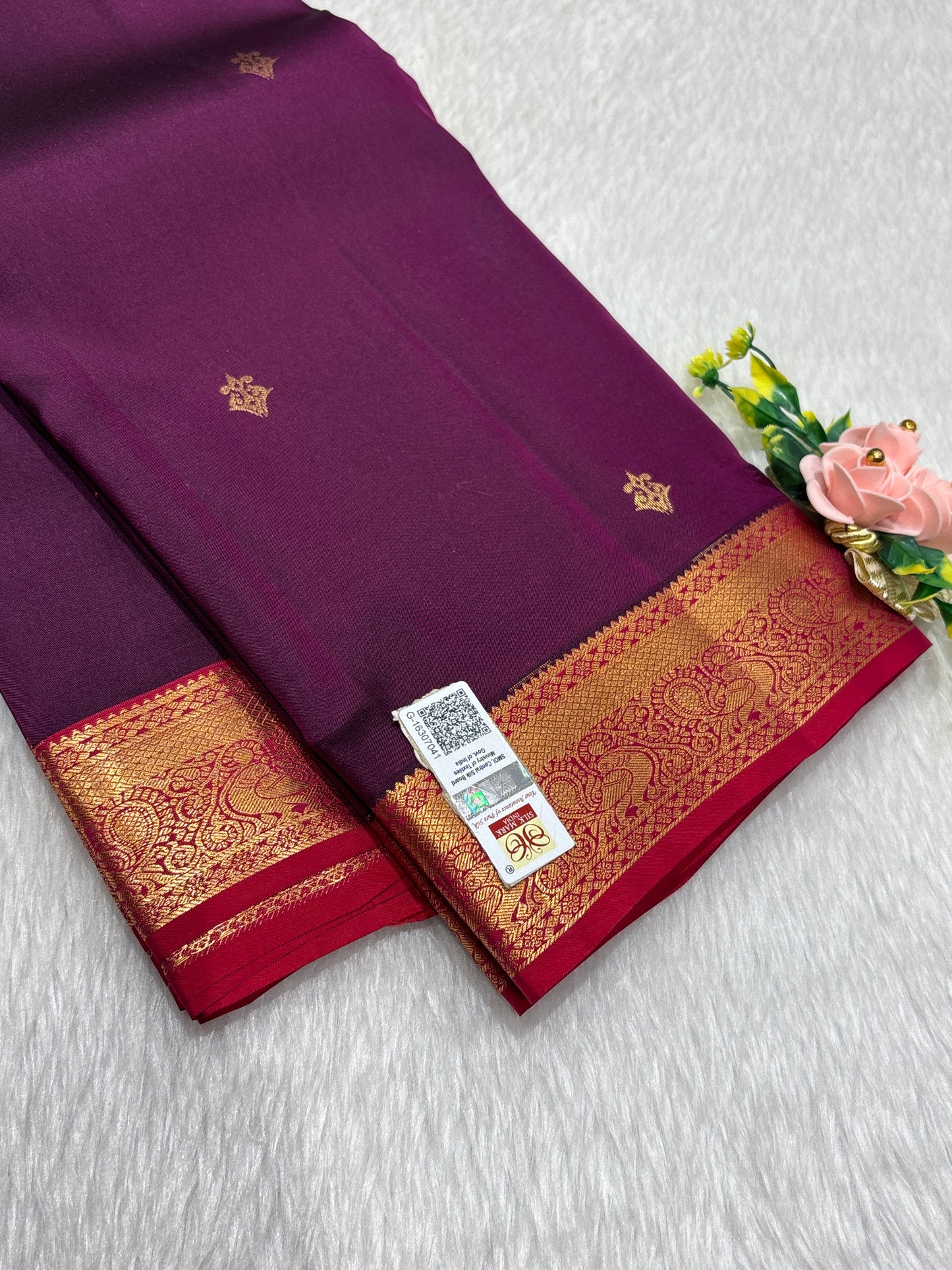 Pure Kanchipuram silk