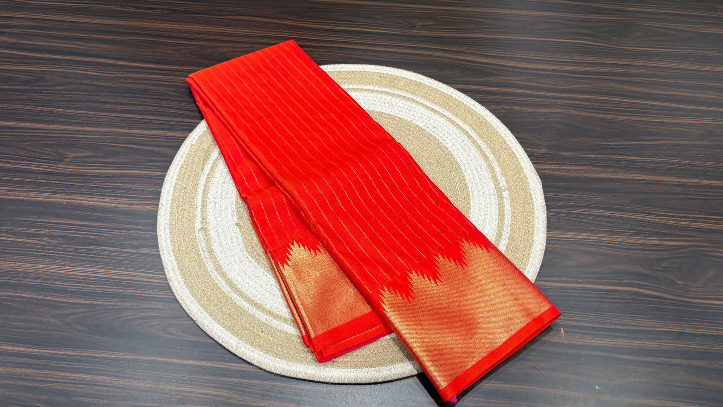 Semi Kanchipuram silk