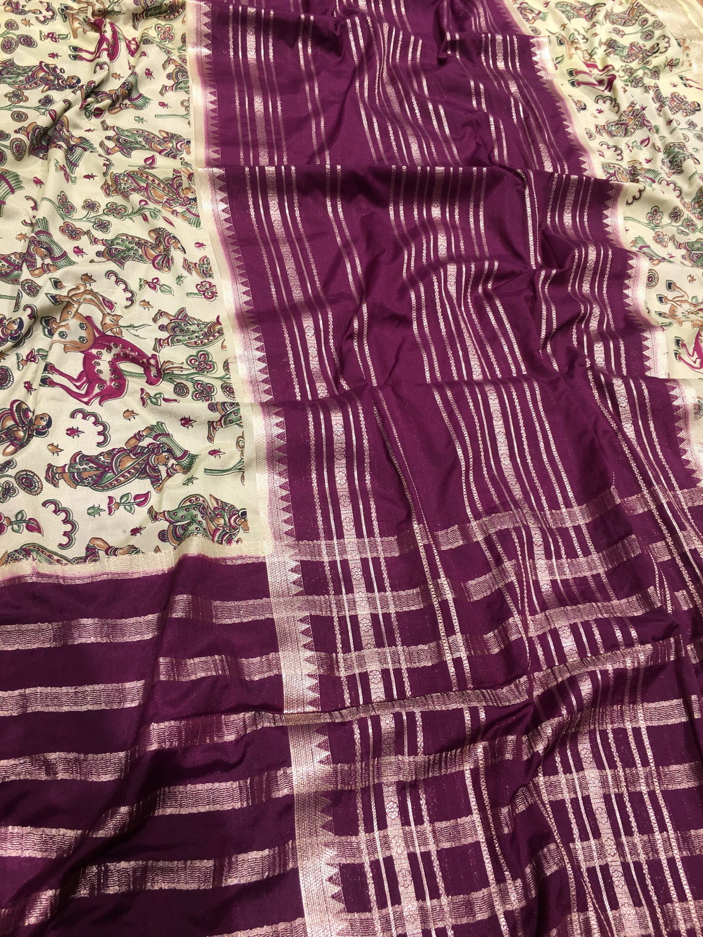 Semi Mysore Crape Silk