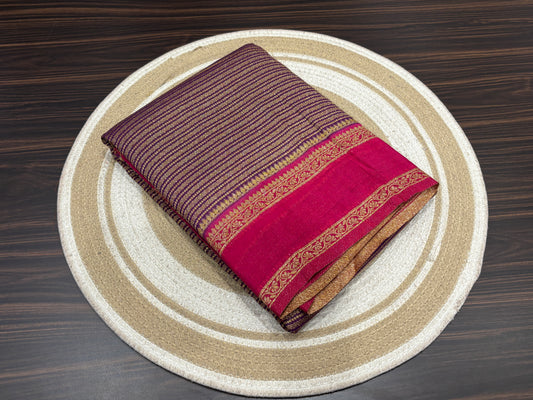 Dupion silk saree