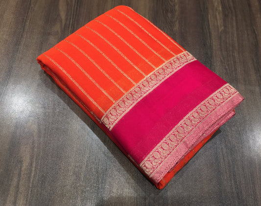 Semi Mysore Crape Silk