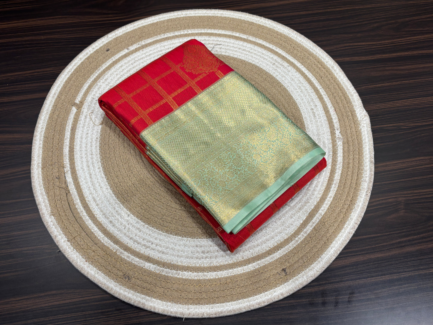 Semi Kanchipuram silk