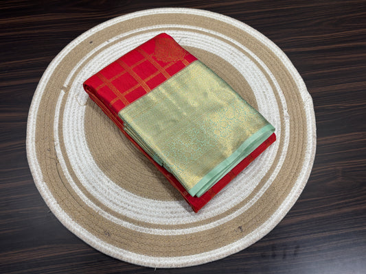 Semi Kanchipuram silk
