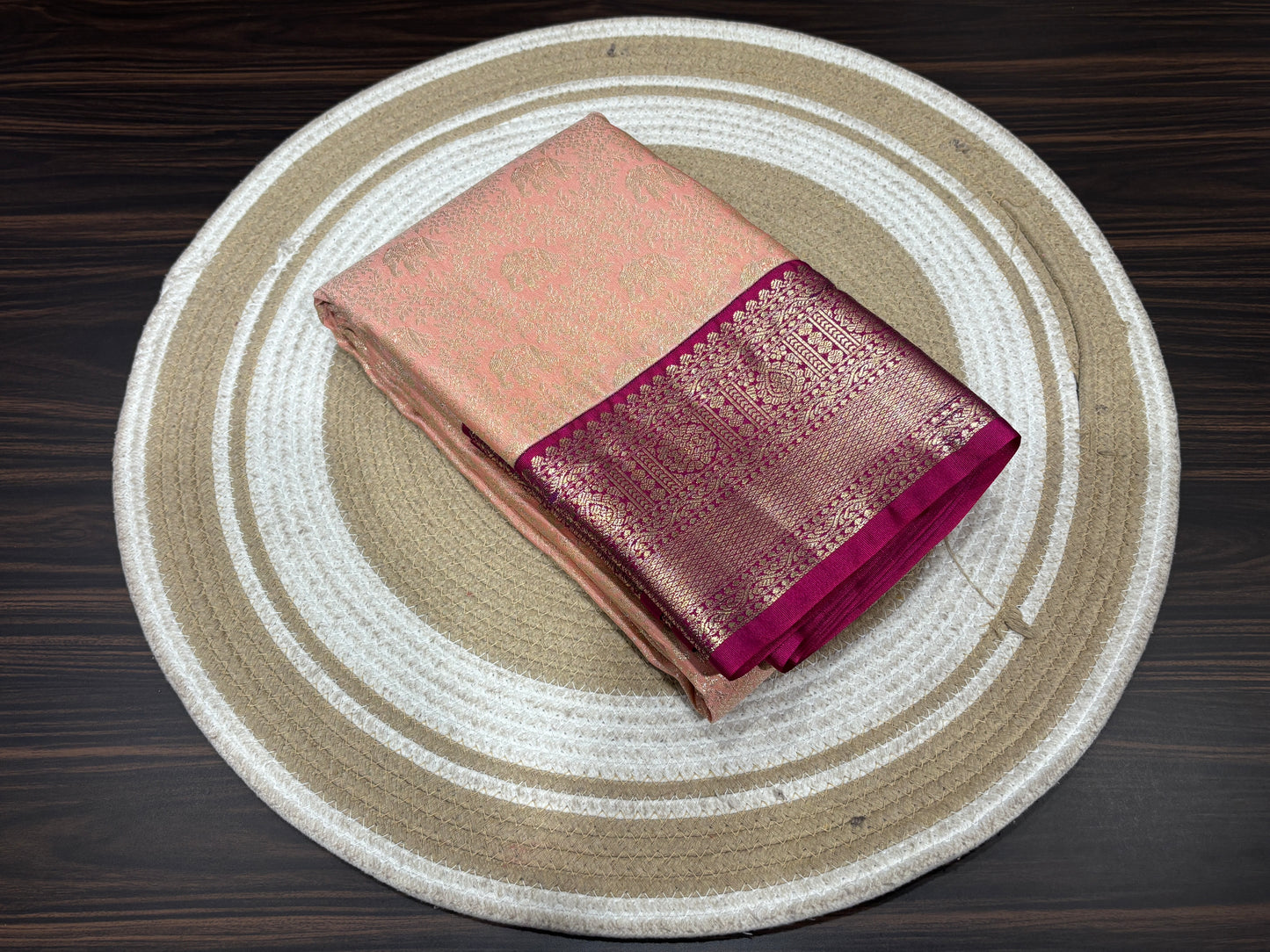Semi Kanchipuram silk